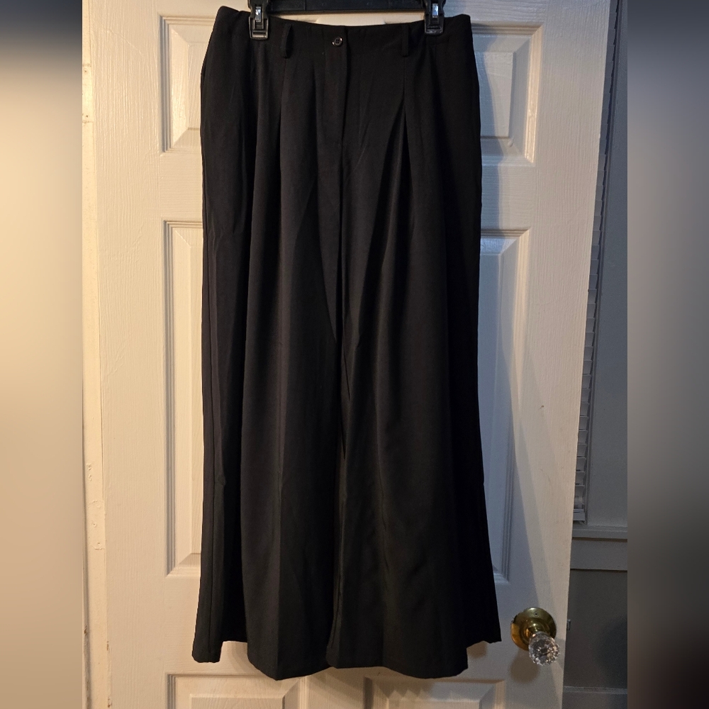 Sage The Label – “Most Wanted” Pleat Front Wide Leg Pant (Black)